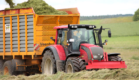 Grassilage: Claas Ladewagen