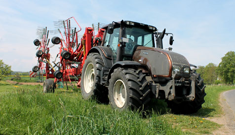 Grassilage: Claas Ladewagen