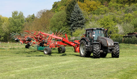 Grassilage: Claas Ladewagen